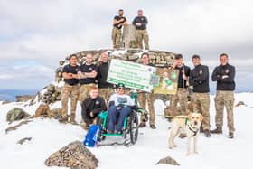 Mary Lamb, 65, suffered a chest infection, stomach bug and was 10 minutes away from hypothermia - but she finished three peaks challenge.