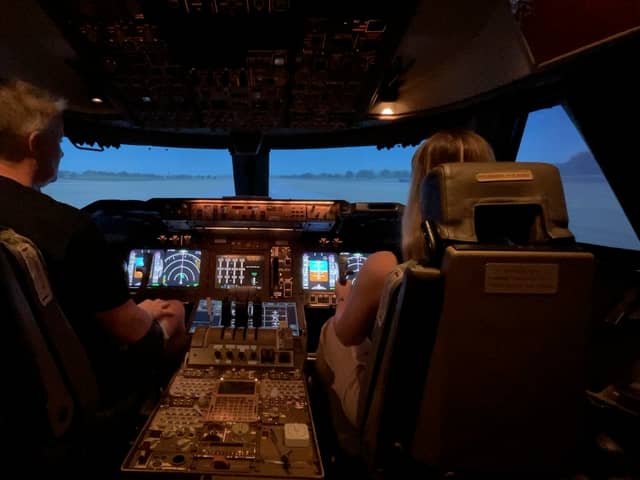 We try the Boeing 747 flight simulator - and you can even get married in the cockpit!
