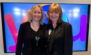 Hayley Connor and Nicola Youern