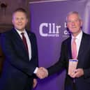 At the Guildhall in London, the top prize, Leader of the Year, went to Cllr Tim Oliver of Surrey County Council. Picture: LGIU