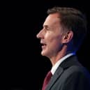 Jeremy Hunt MP, Chancellor of the Exchequer speaks during the second day of the the Conservative Party Conference in October (Photo by Christopher Furlong/Getty Images)