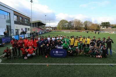 Surrey FA Unite Through Football League Launch, Event - at Meadowbank Stadium, Dorking - 20/11/23 - Picture: Simon Roe