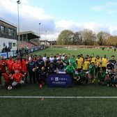 Surrey FA Unite Through Football League Launch, Event - at Meadowbank Stadium, Dorking - 20/11/23 - Picture: Simon Roe
