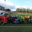 Surrey FA Unite Through Football League Launch, Event - at Meadowbank Stadium, Dorking - 20/11/23 - Picture: Simon Roe