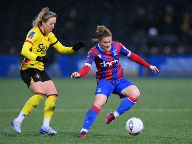 Felicity Gibbons showed she could play in defence and attack against Southampton. (Photo by Justin Setterfield/Getty Images)
