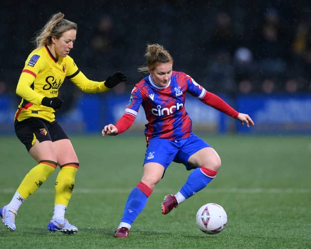 Felicity Gibbons showed she could play in defence and attack against Southampton. (Photo by Justin Setterfield/Getty Images)