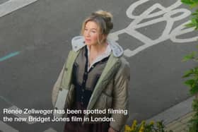 Renée Zellweger spotted filming the new Bridget Jones film in London
