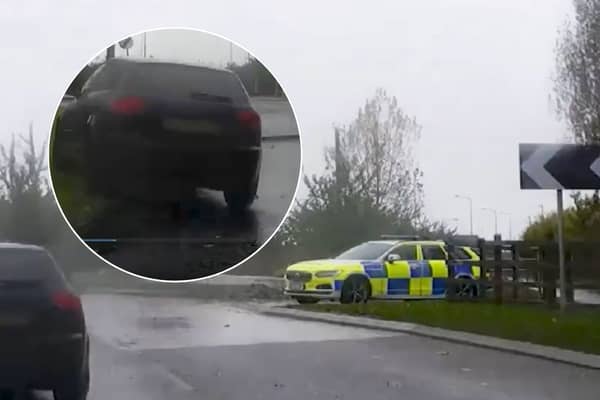 Watch as Reece Newman - a 'dangerous' driver - tries to get away from police.
