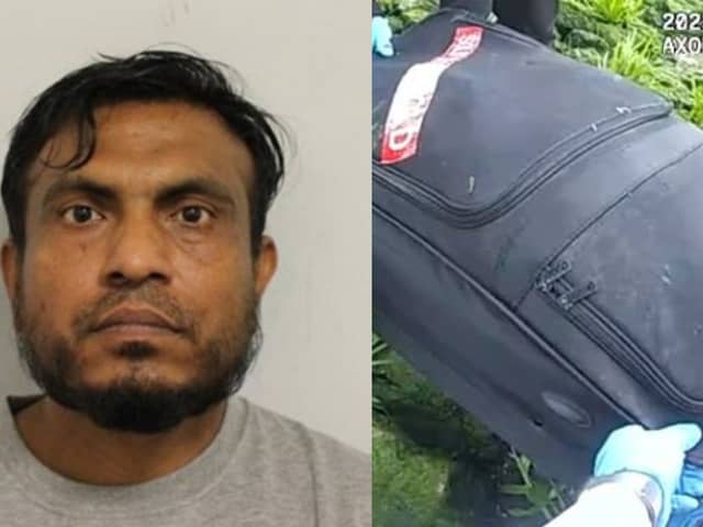 Aminan Rahman threw a suitcase containing his wife Suma Begum’s body into the River Thames after murdering her.