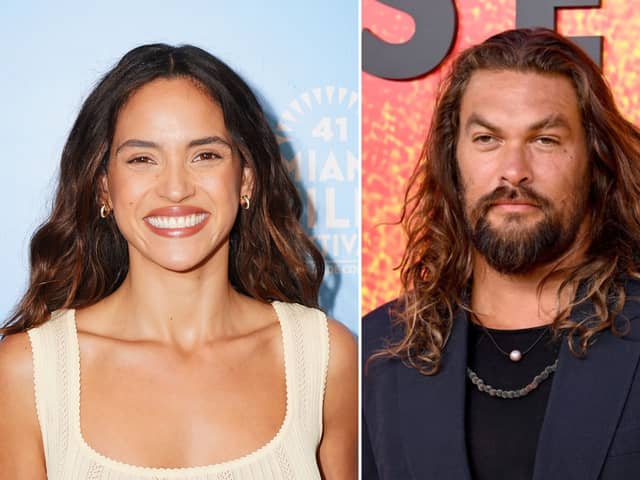 Adria Arjona and Jason Momoa Picture: Getty