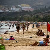 Another beach has been closed off to holidaymakers in Tenerife which is known for its stunning views. (Photo: AFP via Getty Images)
