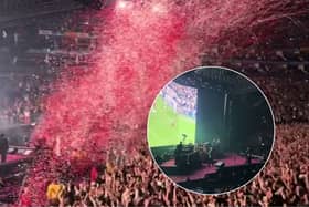  The Killers interrupted their concert to show the final moments of England's victory in the Euro 2024 semi-final. Kerry Heary / SWNS