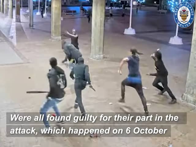 Eight armed men chase teen leaving him with multiple stab wounds.