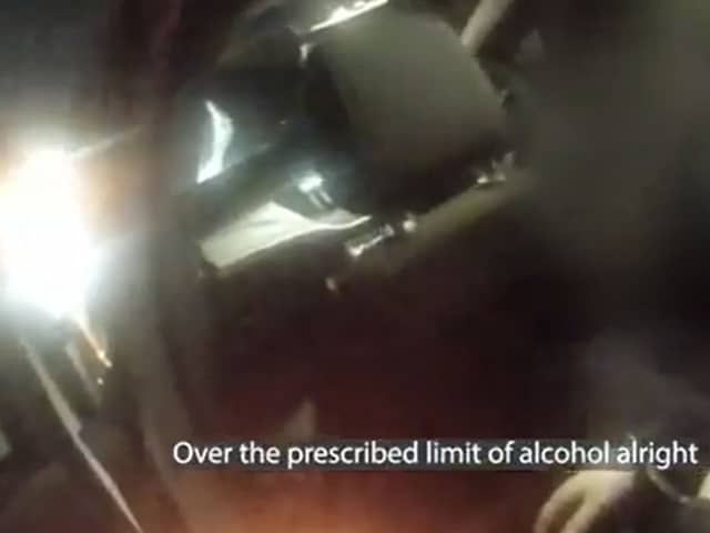 A burglar was caught driving a stolen car - more than FOUR TIMES over the legal drink limit. 