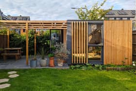 Meet the man who is vying for the Shed of the Year title after turning his old strawberry patch into a summer work cabin using recycled materials. 