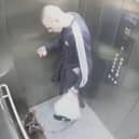 Bulldog Biscuit visibly cowers on the CCTV footage as owner Cameron Brunning subjects her to a series of assaults. 