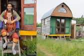 Ember Smith and Steph Gabbadon live in tiny homes in an off-grid community.