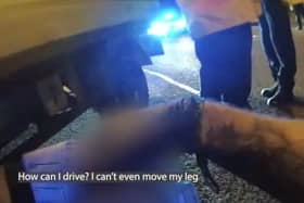 Dangerous driver's dim response after police chase