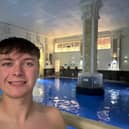 George Redfern at a spa in London.