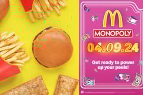 McDonald’s: Monopoly set to return with full prize list revealed - including £100K cash prize (Photo: McDonald's / Adobe Stock)