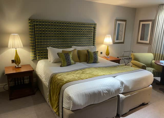 The Arden Hotel bedroom, Stratford-Upon-Avon. Photo by Rochelle Barrand.