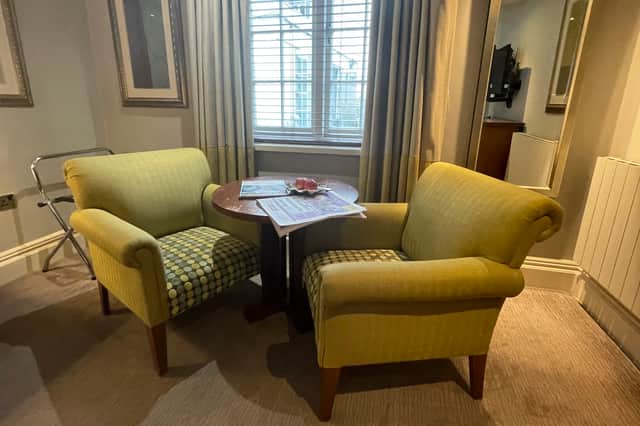 The Arden Hotel bedroom, Stratford-Upon-Avon. Photo by Rochelle Barrand.