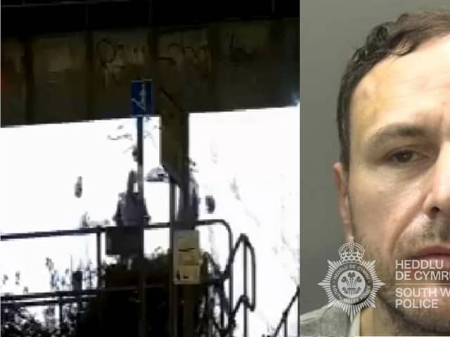 Thief approaches his victim after he'd stole his Rolex watch.