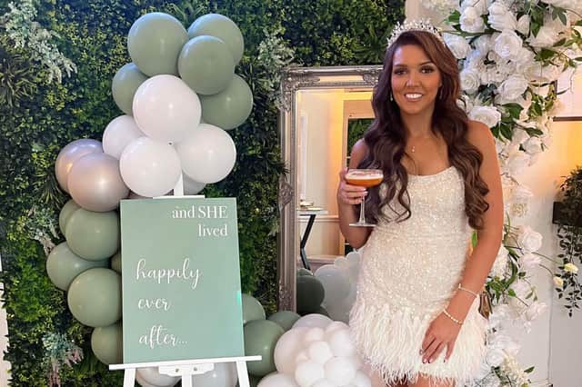 Lindsay Slater on her would-be wedding day which she turned into a "celebration of freedom" after her fiancé cheated.