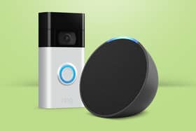 The latest Ring Doorbell, AND an Echo Pop smart speaker are included in this half-price bundle