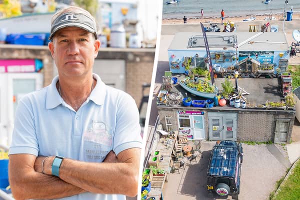 Man’s homemade rooftop garden ordered demolition by council.