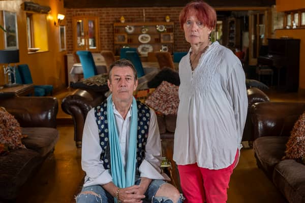 Victoria and Richard Kerrison at their £1.85m home and business in Norfolk.