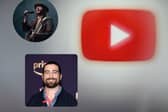 Top L: Lord Huron, Bottom L: Noah Kahan with YouTube logo. Photos: Getty Images