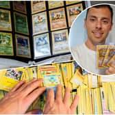 Jon Free [pictured] has one of the highest ever graded fourth print 'Charizard' in existence (Photos: Getty Images/Pexels)