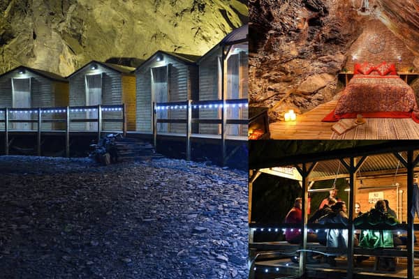 World’s deepest hotel in slate mine 1,375ft underground.