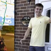 Missing student Jack O’Sullivan’s mum Catherine O'Sullivan walks his last known route.