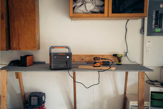There's plenty of power in the beefier inverter to run power tools for long periods