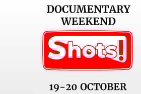 Shots! TV Documentary Weekend Special logo and dates