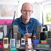 Ben Wood, founder of Mobile Phone Museum. Photo: Supplied