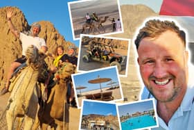 The joys of Sharm El Sheikh, Egypt, with Liam Kennedy and Tui. (pic by Dominic Scurr).