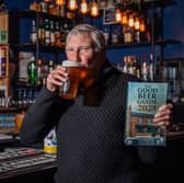 Rob Cocker, from Stoke-on-trent, with his good beer guide in his local pub Manor Court Ale House enjoying a pint of beer to add to his list. So far he has visited over 12,000 pubs in 55 years. Photo: William Lailey / SWNS