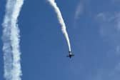 Daz Gilbert filmed this pilot performing some remarkable aerial acrobatics in a plane above Wincobank, Sheffield