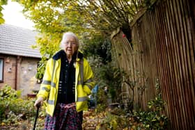 Betty Calloway (90) from Stirchley, who has  issues with an overgrown council hedge that has turned her dream move into a nightmare. 