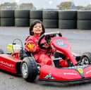 Raef Virdee (4) at Daytona go-karting in Tamworth