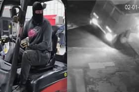 2.6m ‘Sticky Bandits’ burglars tip van while trying to flee.