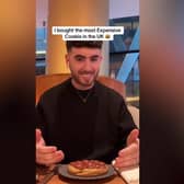 Callum Ryan tries the 'UK's most expensive cookie'.