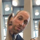 Prince William gives Ulster student ideal excuse for being late.