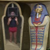 Dean McCullough takes on ‘Sinister Sarcophagus’ Bushtucker Trial.