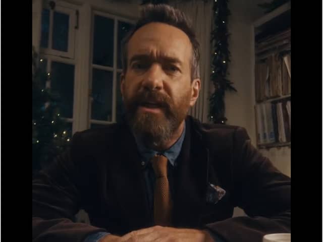 Matthew Macfadyen as The Detective in Waitrose Christmas advert. Photo: Waitrose/ Twitter