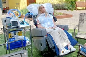 Catherine Davies was paralysed from the neck down as a result of the collision.