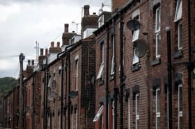 A row of terraced houses.